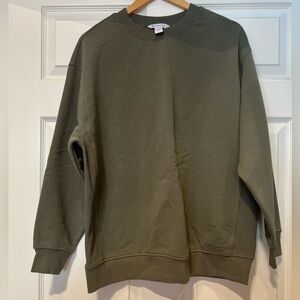 Athleta Crewneck Sweater in Olive